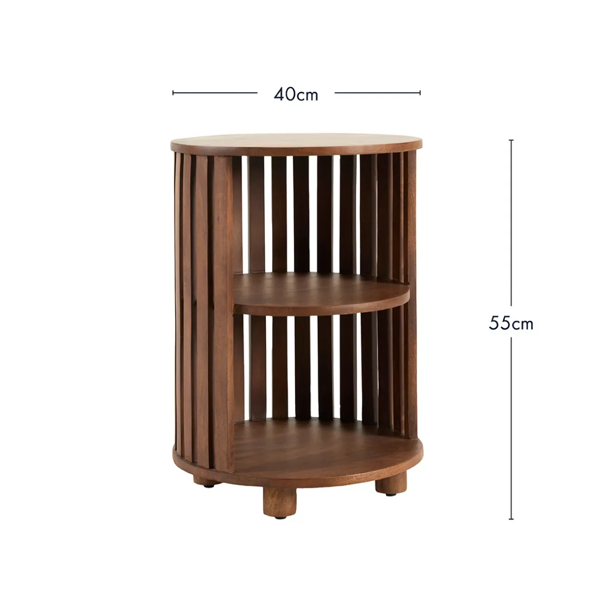Kai Coffee Bedside Table
