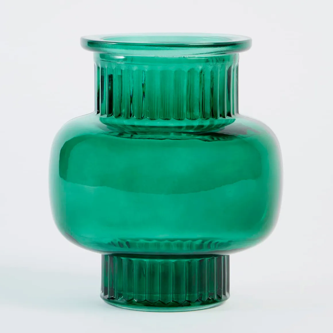 Kendall Dark Green Glass Vase