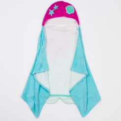 Kids Mermaid Hooded Towel