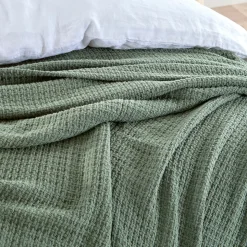 Knit Weave 360gsm Cotton Blanket