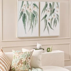 Leaf Serenity Framed Canvas Wall Art