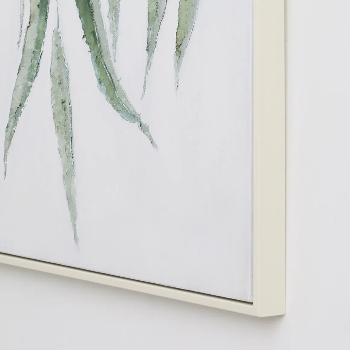 Leaf Serenity Framed Canvas Wall Art