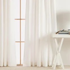 Linen Cotton Room Darkening Curtain Pair 180 x 250