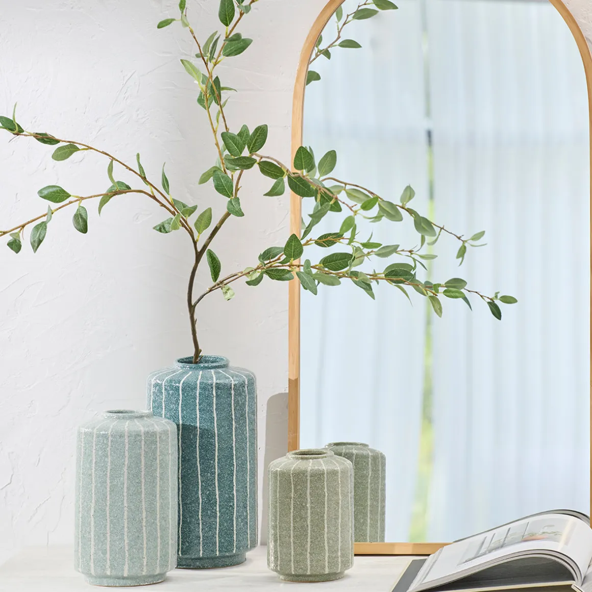 Lora Stripe Vase