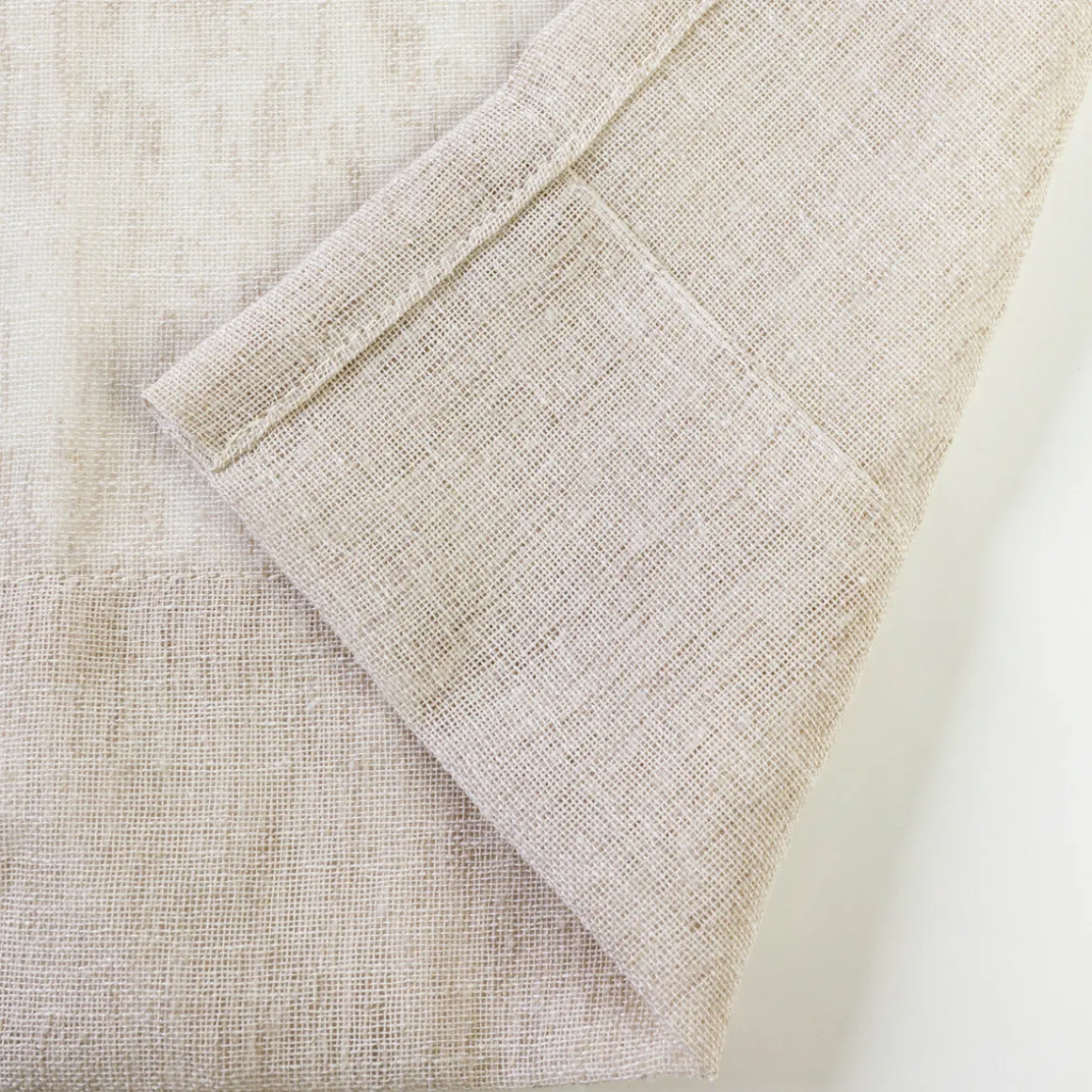Marina Sheer Beige Curtain Set of 2