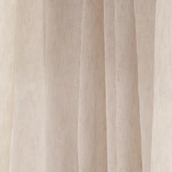 Marina Sheer Beige Curtain Set of 2