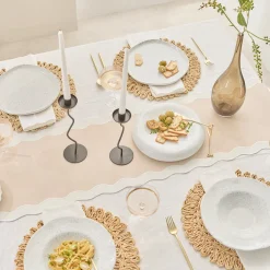 Maya Scalloped Table Runner