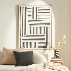 Maze Framed Canvas Wall Art