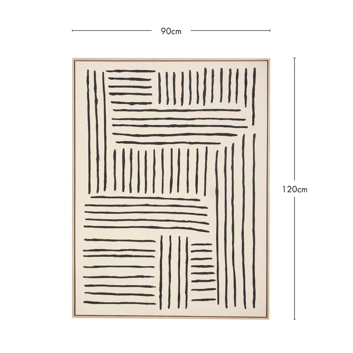 Maze Framed Canvas Wall Art
