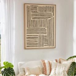 Maze Framed Canvas Wall Art