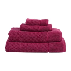 Montreal Berry Red Turkish Cotton Towel Range