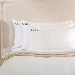 Natural Cotton Queen Pillow Protector