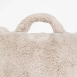 Nevada Faux Fur Bed Rest Reading Pillow