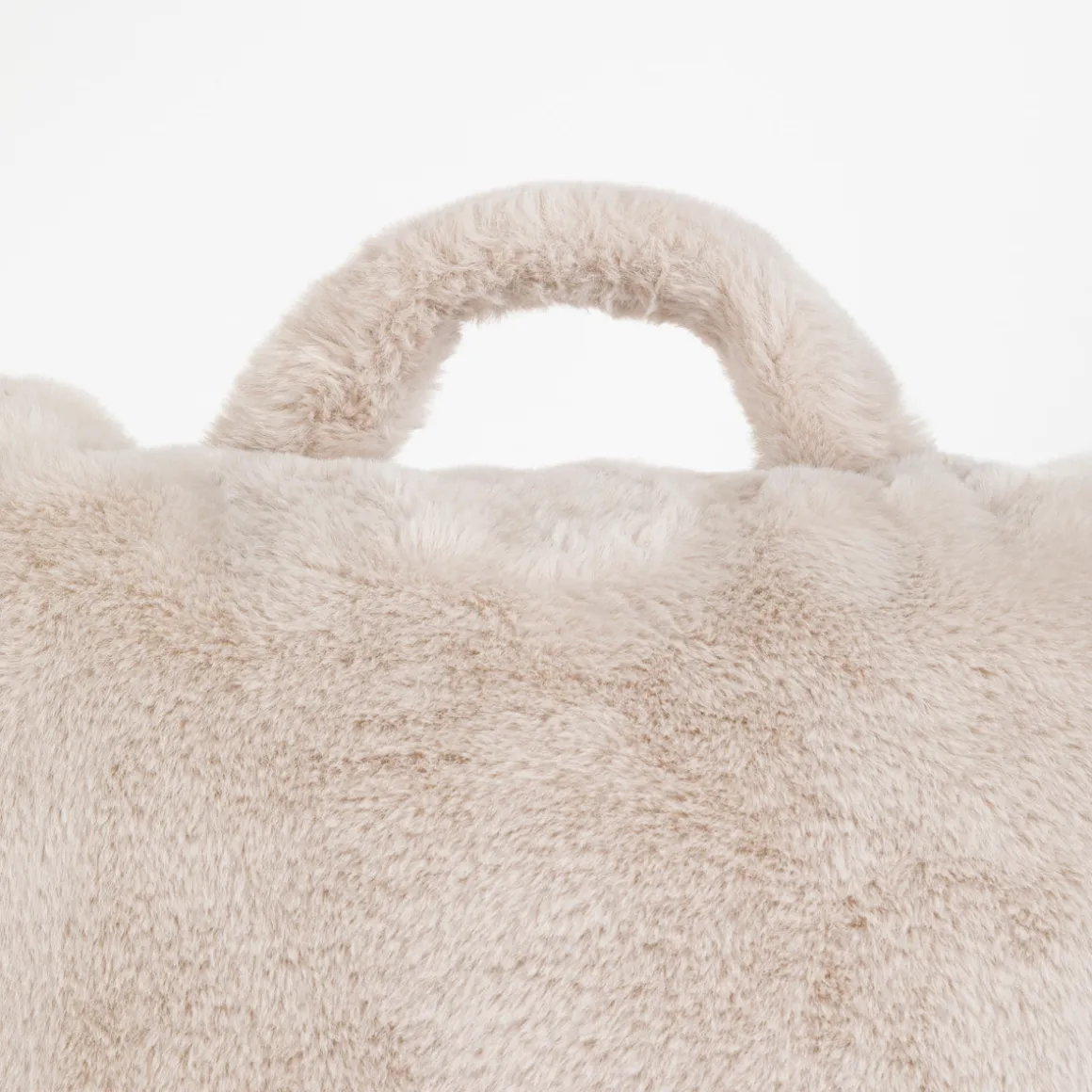 Nevada Faux Fur Bed Rest Reading Pillow
