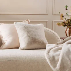 Nevada Faux Fur Square Cushion