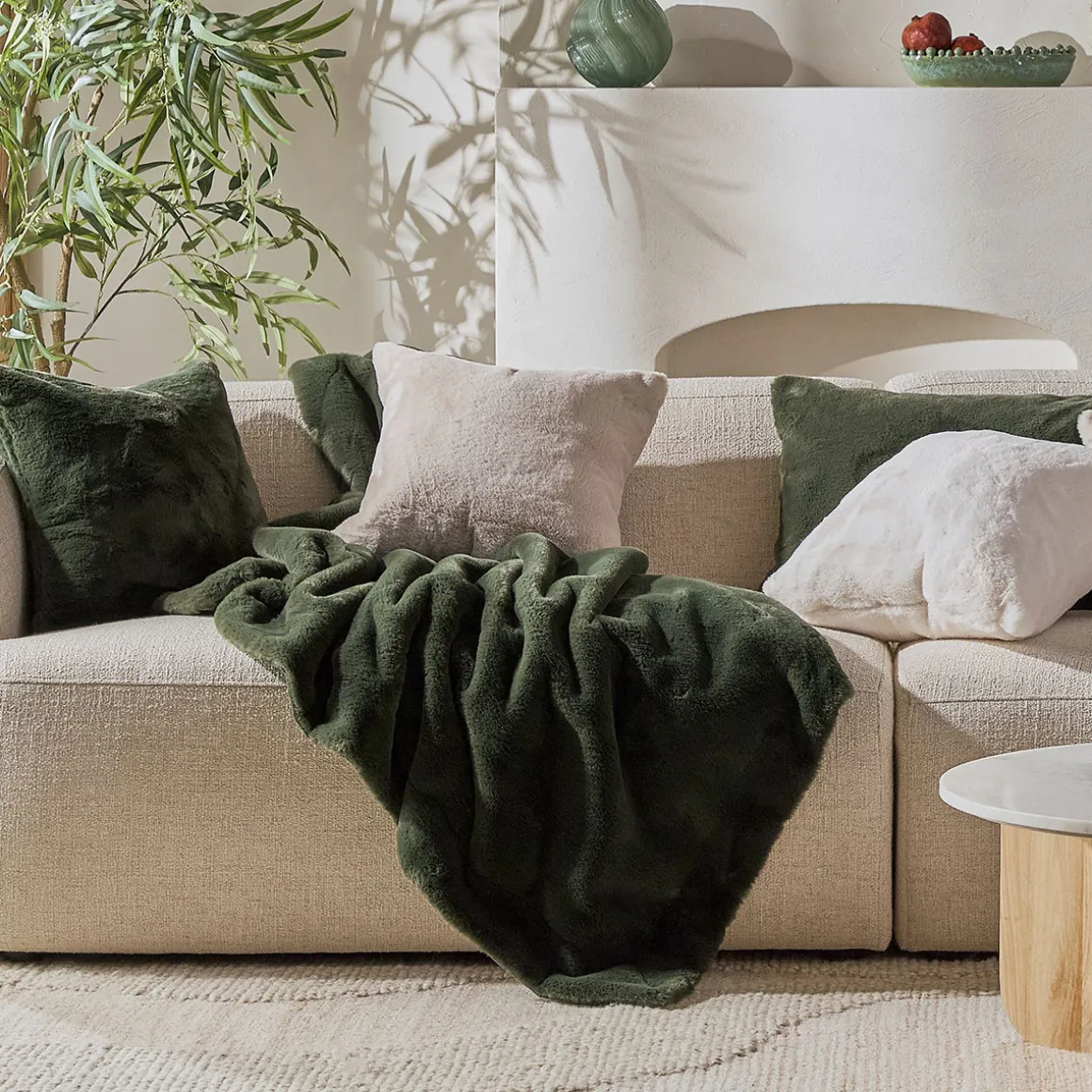 Nevada Faux Fur Throw