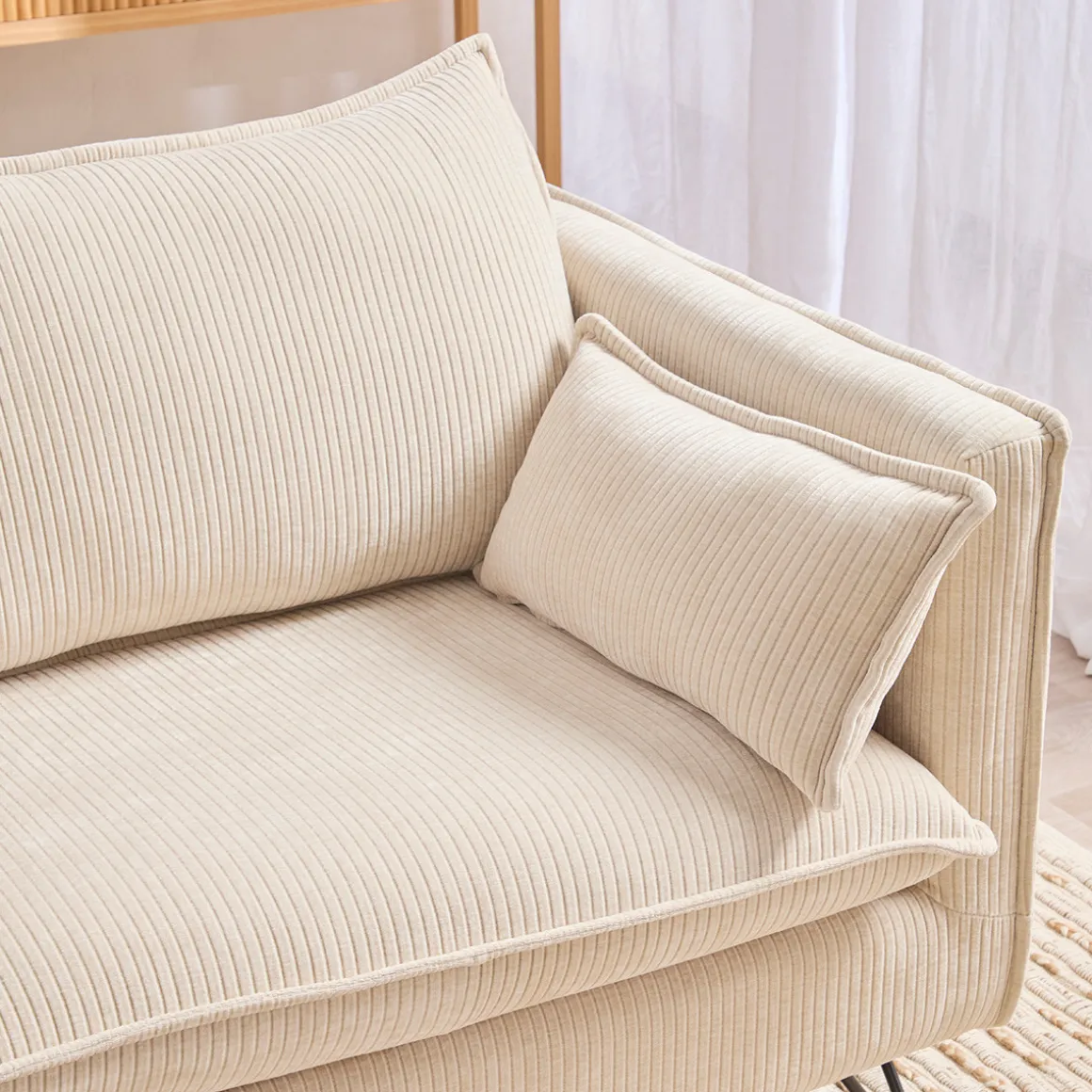 Picolly Natural 3 Seater Sofa