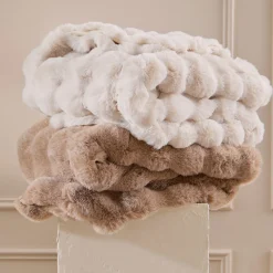 Prague Faux Fur Throw