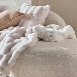 Prague Faux Fur Throw