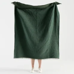 Raya Chenille Gauze Reversible Throw