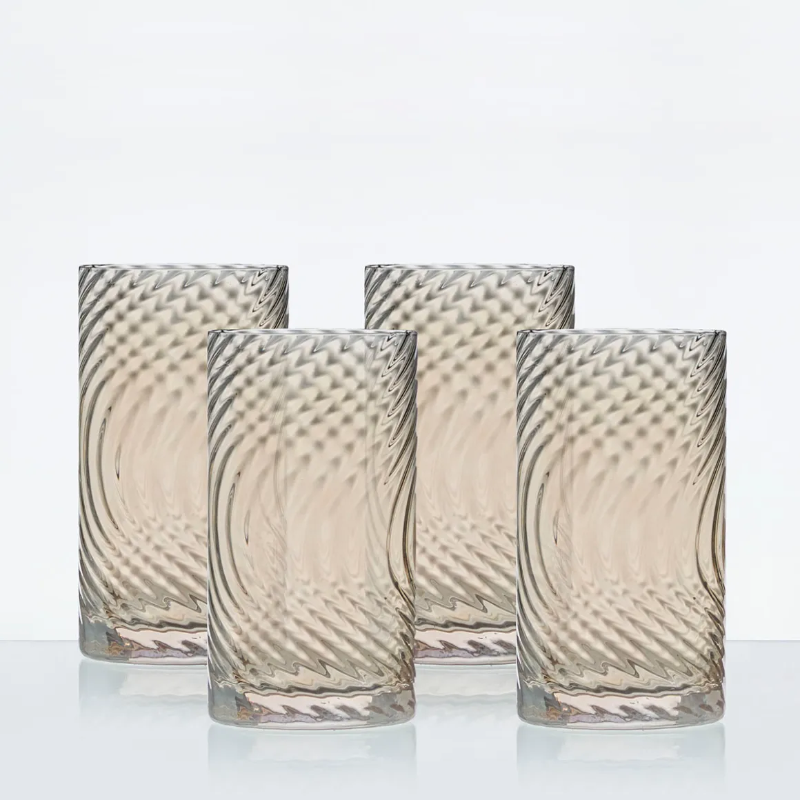 Raya Lustre Highball Glass Set of 4