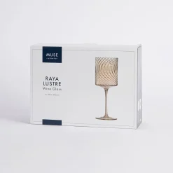 Raya Lustre Wine Glass Set of 4