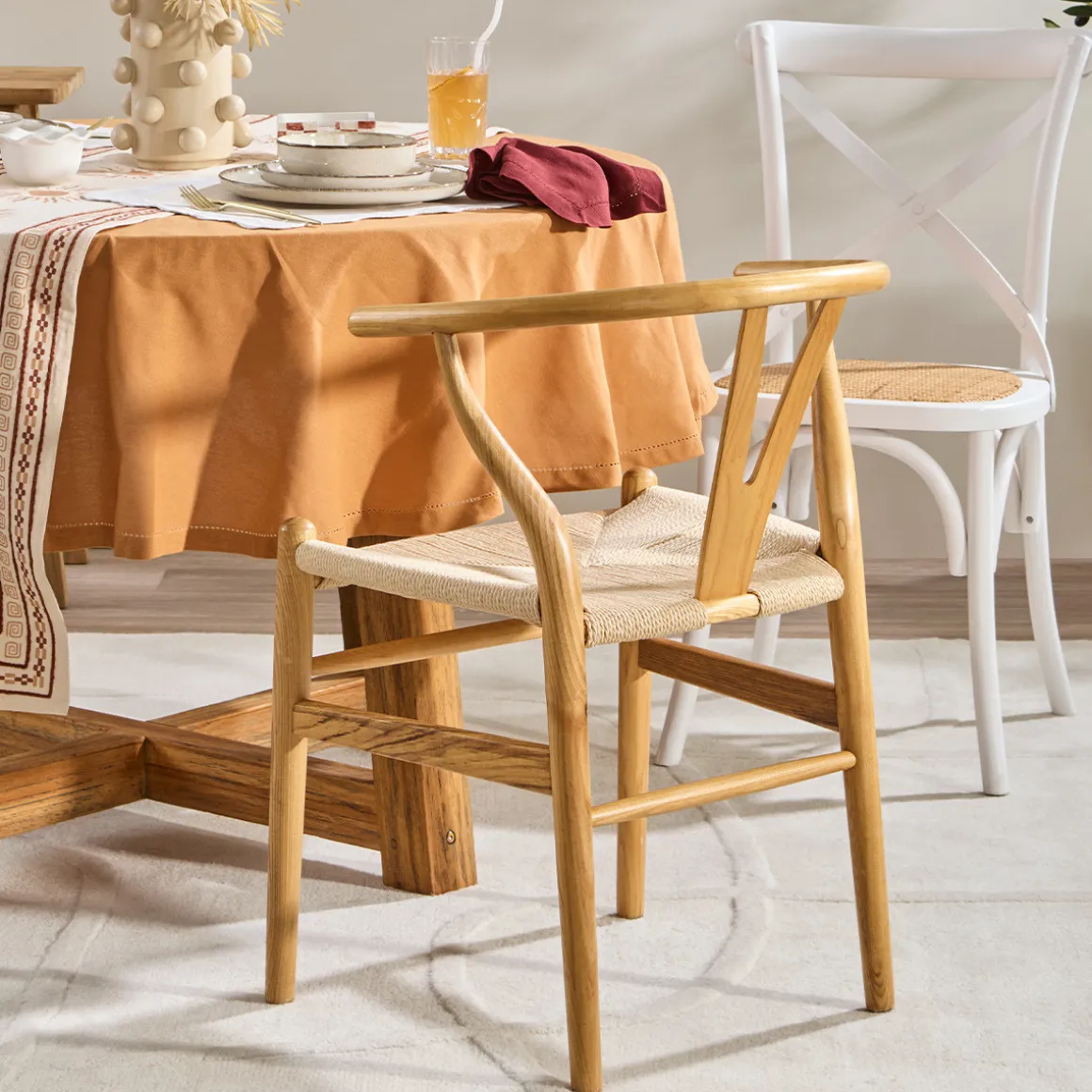 Replica Wishbone Dining Chair
