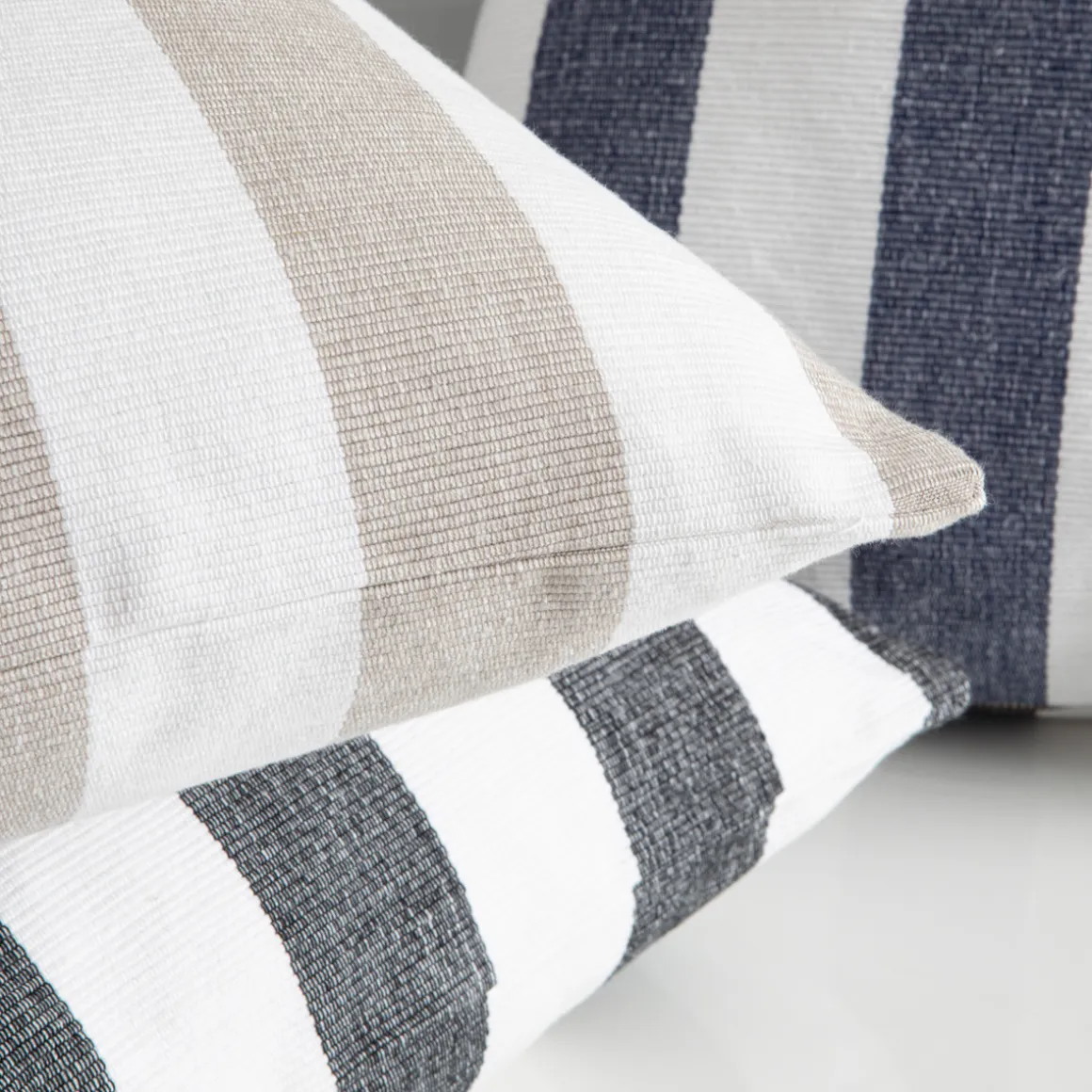 Riviera Wide Stripe Cushion