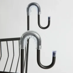 Rowan Black Over the Door Shower Caddy