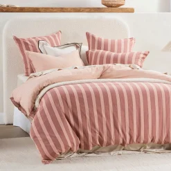 Ryder Reversible Stripe Quilt Cover Set