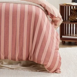 Ryder Reversible Stripe Quilt Cover Set