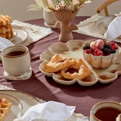 Savannah Glazed Scalloped Platter