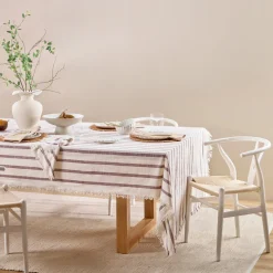 Sawyer Stripe Table Cloth