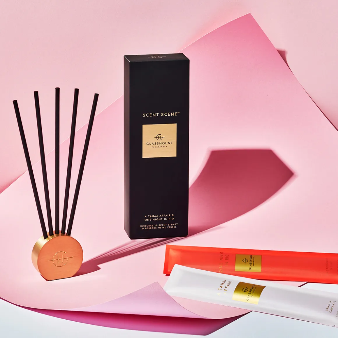 Scent Stem Gold Arc Holder