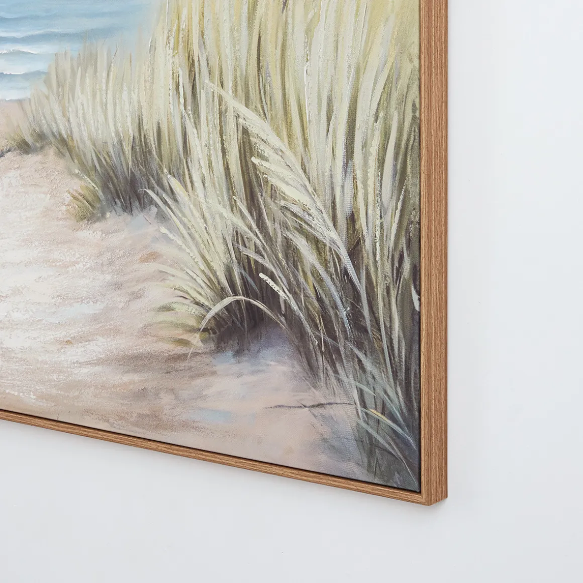 Seaside Reflections Framed Canvas Wall Art