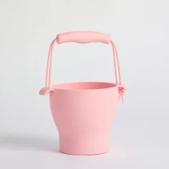 Silicone 7 piece Pink Beach Bucket Set