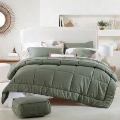 Snoozi Cube Green Microfibre Comforter Set