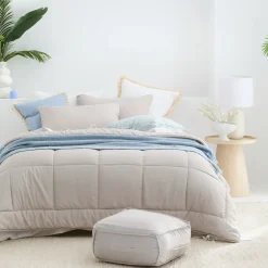 Snoozi Cube Natural Microfibre Comforter Set