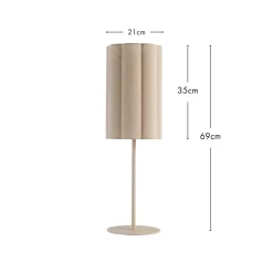 Talstone Linen 69cm Table Lamp