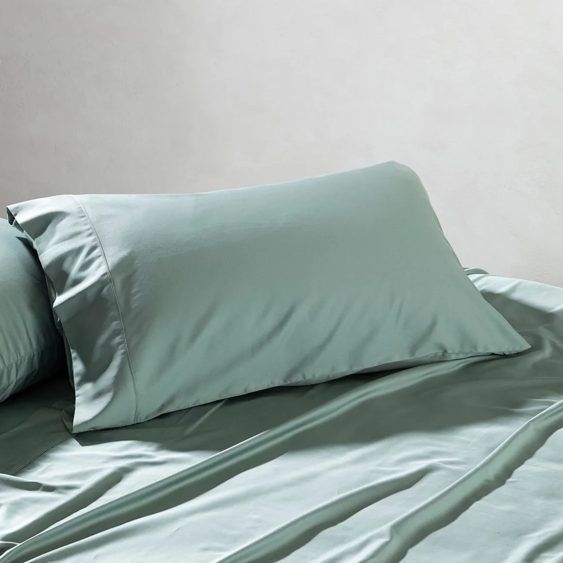 400TC Bamboo Cotton Queen Pillowcase Pair