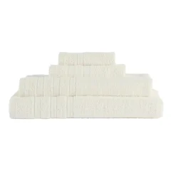 Tempo White Cotton Towel Range