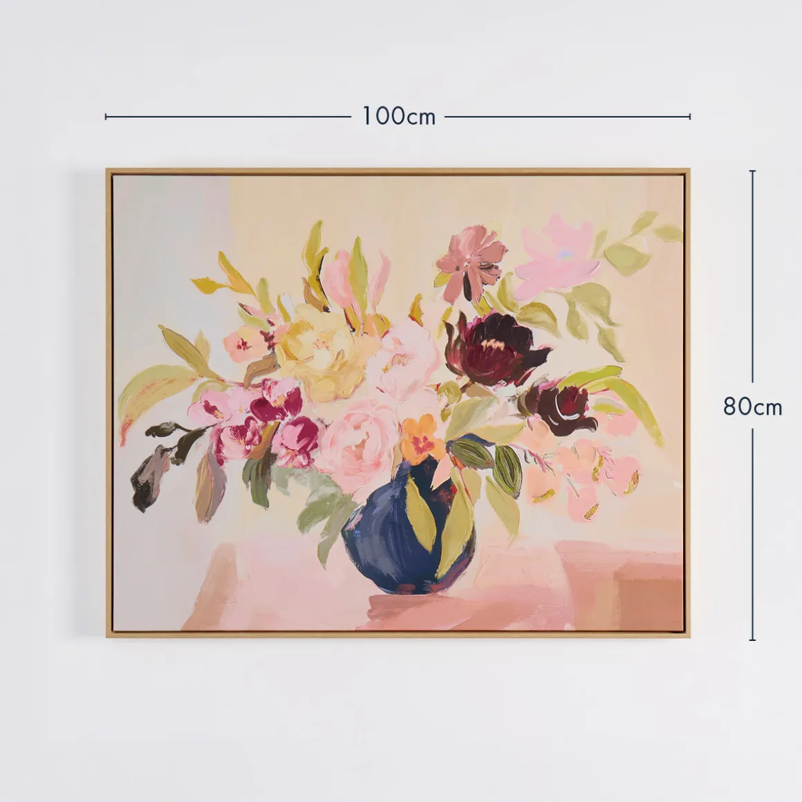 The Vase Garden Framed Canvas Wall Art