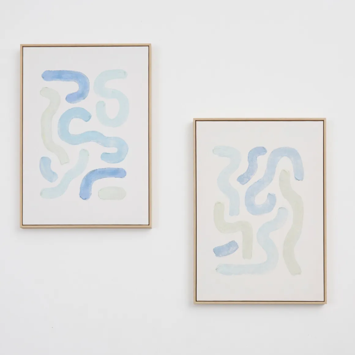 Tide Lines Framed Canvas Wall Art