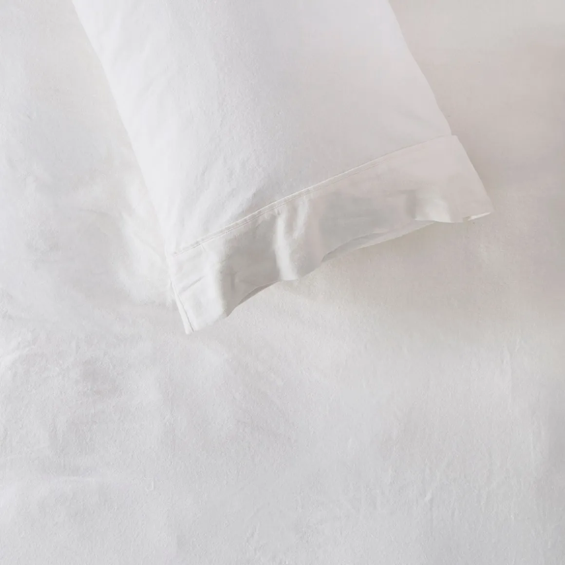 Vanilla Cotton Flannelette Fitted Sheet