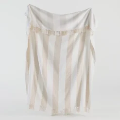 Vera Boucle Stripe Extra Large Throw