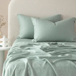Washed Linen Fitted Sheet