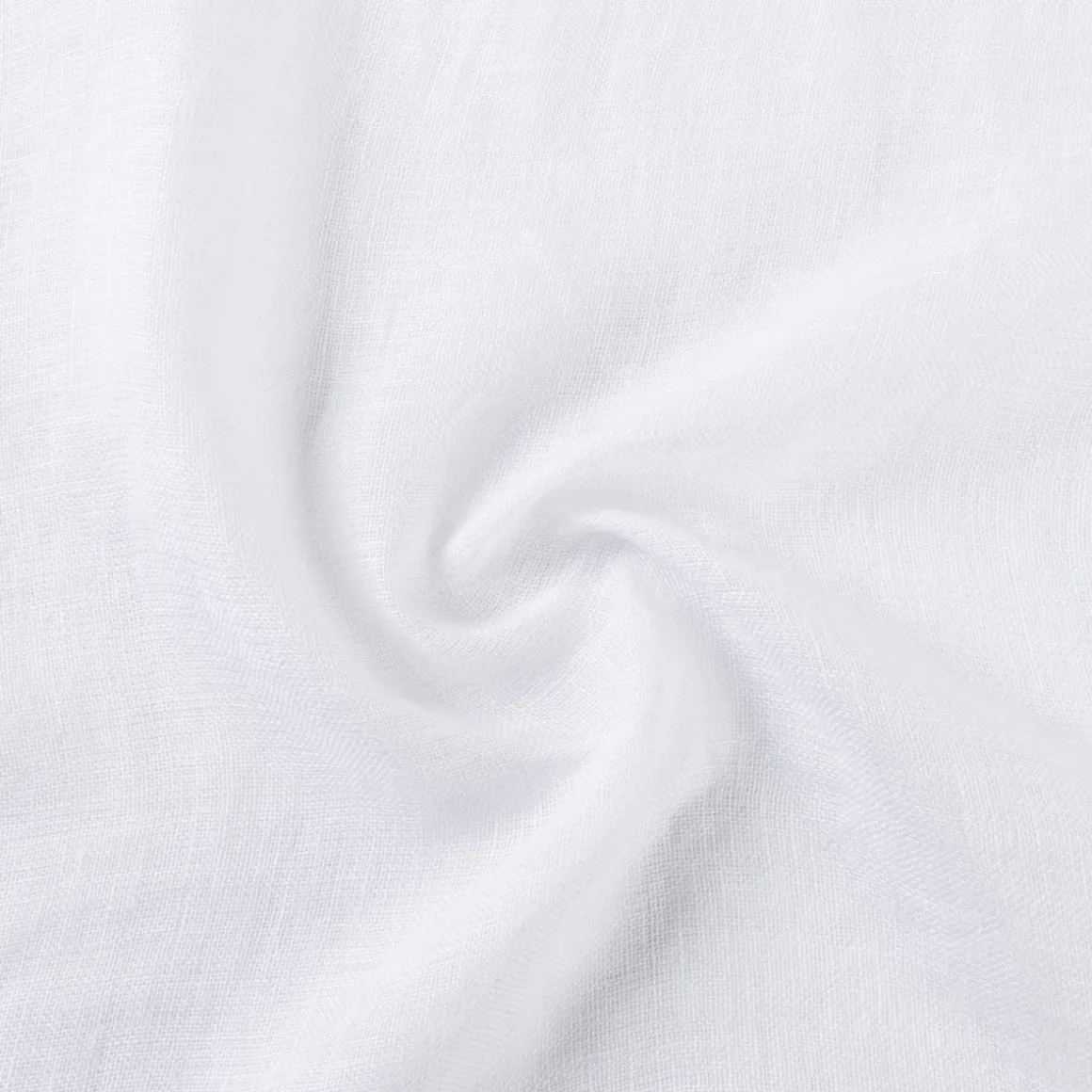 Washed Linen White Sheer Curtain Set of 2