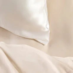 White Mulberry Silk Plain Pillowcase