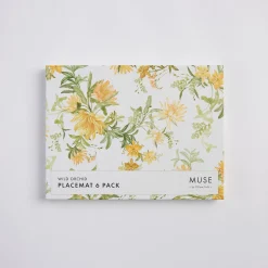 Wild Orchid Cork Placemat Set of 6